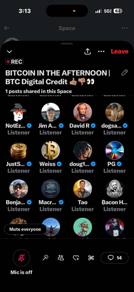 Share this link / Come join a Packed Stage / Follow our Hosts <a href="/dotkrueger/">Fred Krueger</a> <a href="/jprice614/">Jacob Price</a> <a href="/A5T3R0lD/">ASTEROID RADIO</a> <a href="/jamieMiner9/">jamie Miner</a> <a href="/BitByBitBullish/">₿itcoin ₿ull</a> 
#Bitcoin #STRC #MSTR