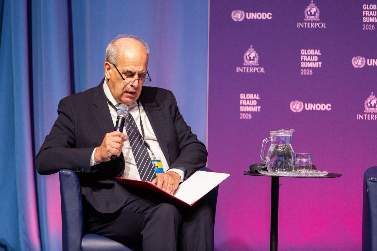 Slovakia_OSCE's tweet image. 🇸🇰✨ Today @AaLHumanRights , had the honor of leading the closing session of the Global Fraud Summit 2026 in Vienna, discussing the future of the fight against fraud. Slovakia stays firmly committed to global cooperation against organized fraud. #GlobalFraudSummit #UNODC