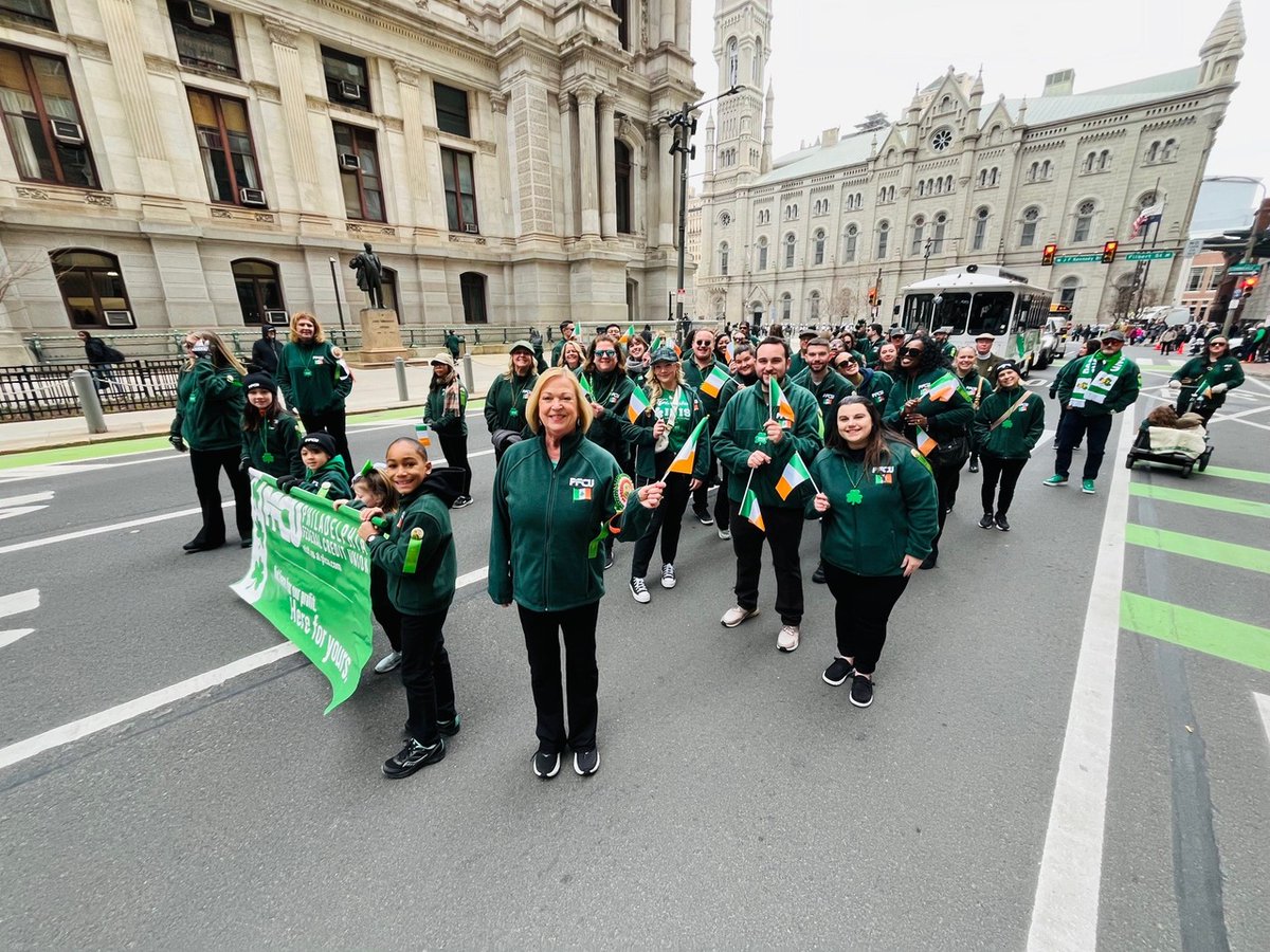 InsidePFCU's tweet image. Happy St. Patrick’s Day ☘️

We had a great time at the parade, celebrating with our members and the Philadelphia community. Thank you for another amazing year.

We are proud to continue supporting this tradition.

#PFCU #Philly #StPatricksDay