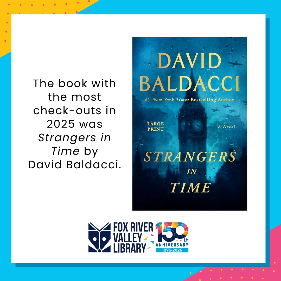 FRVPLD's tweet photo. Did you read our most popular book of 2025? We're looking forward to our most checked out book of 2026!

#FlashbackFriday https://t.co/JFDrESVuqK