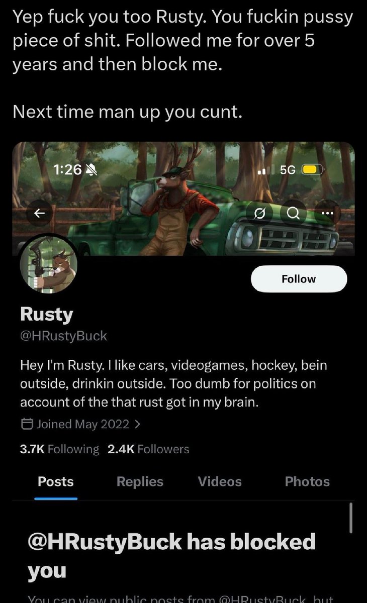 Rusty tweet media