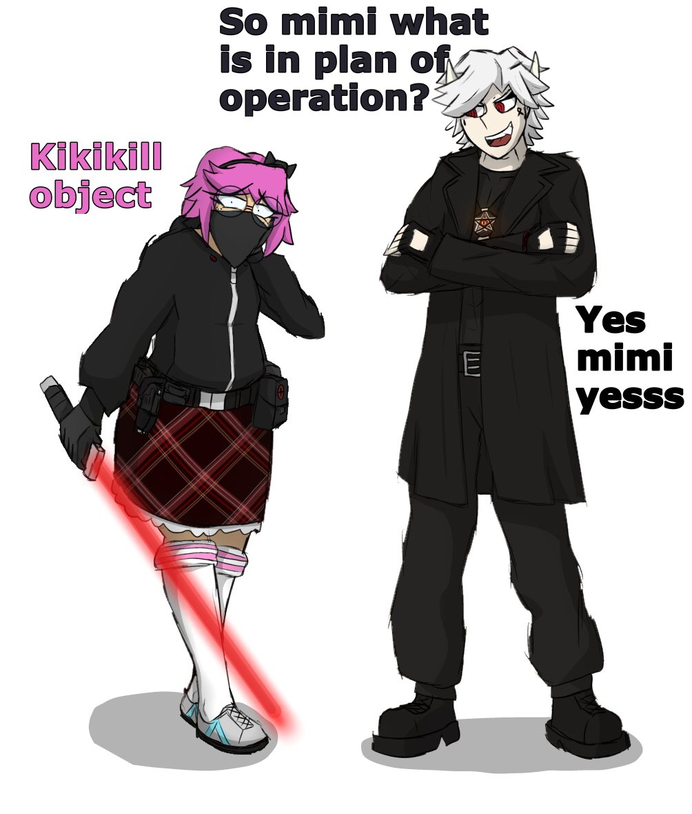 First day in job and first mission with boss AngelHunter idk 

#art #draw #oc #artmoots