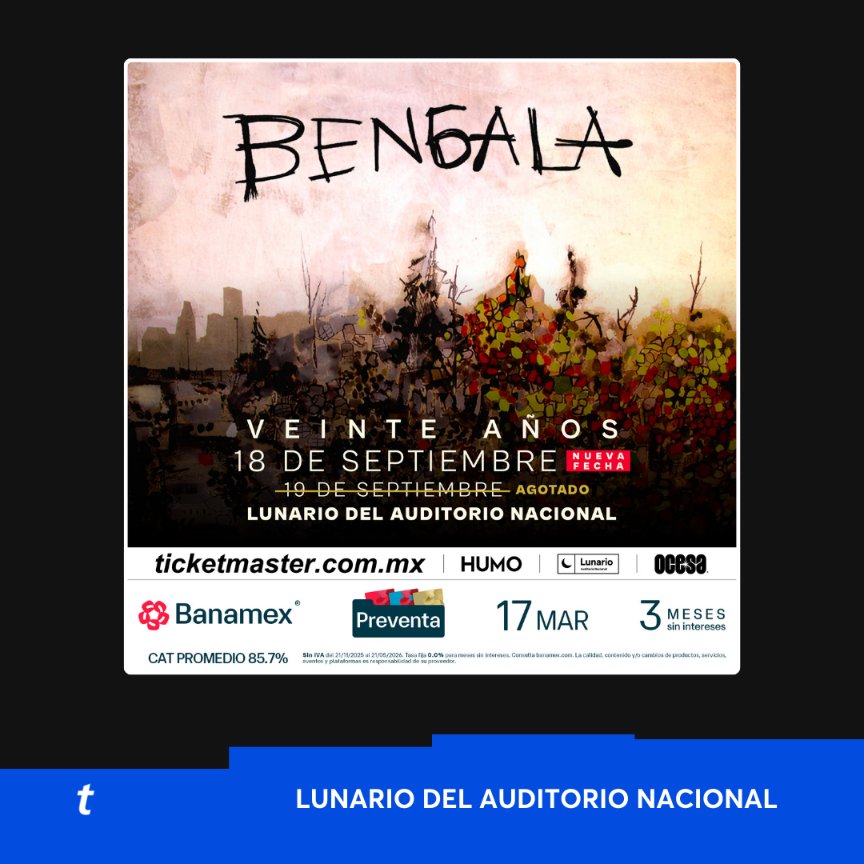 Ticketmaster México tweet media