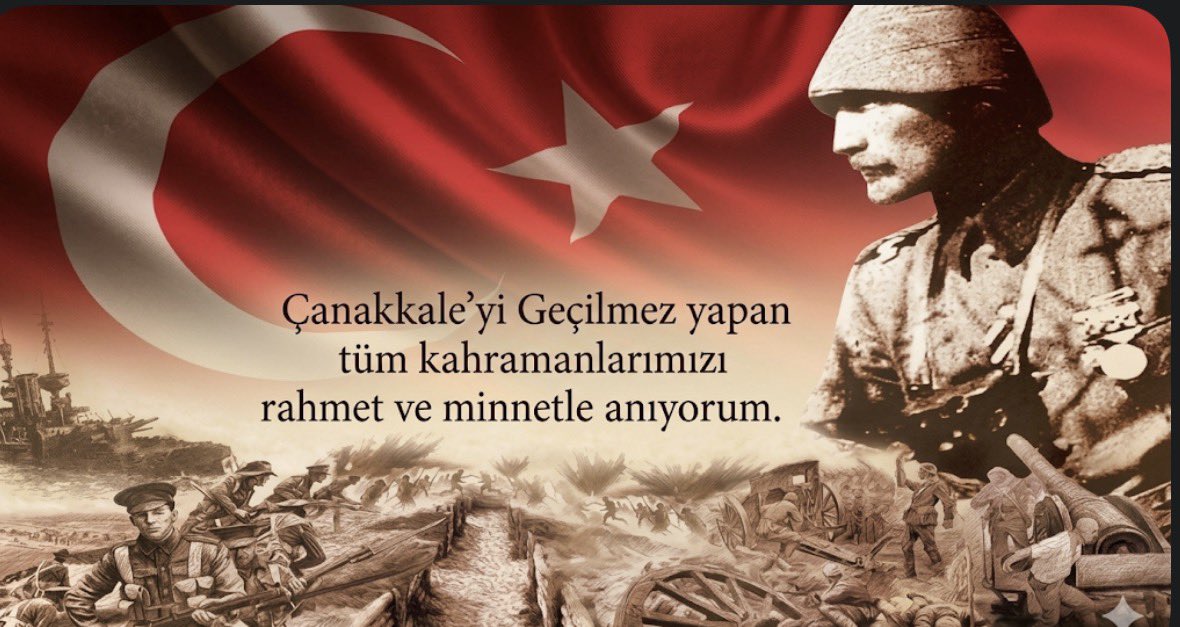 cetob67's tweet photo. Çanakkale Zaferi, Dünya tarihine bir büyük Devrimci Lideri, Mustafa Kemal ATATÜRK’ü kazandıran şanlı direnişinin adıdır! 

Çanakkale’yi Geçilmez yapan tüm kahramanlarımızı saygı, rahmet ve minnetle anıyorum. 
Ruhları şad olsun https://t.co/vUoapDkkHk