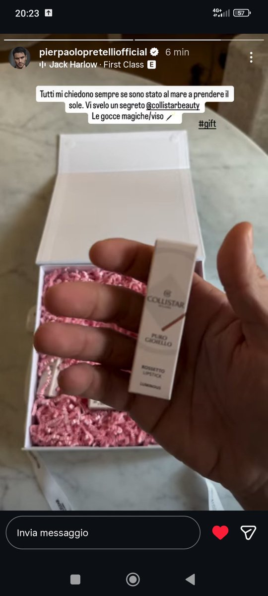 dorellaanna123's tweet photo. #prelemi Collistar che manda i prodotti sia a Pier che a Giulia ❤️🍀🥹 #pierpaolopretelli #giuliasalemi @GiuliaSalemi93 @pierpaolopretel @CollistarBeauty https://t.co/nDmq21vj0t