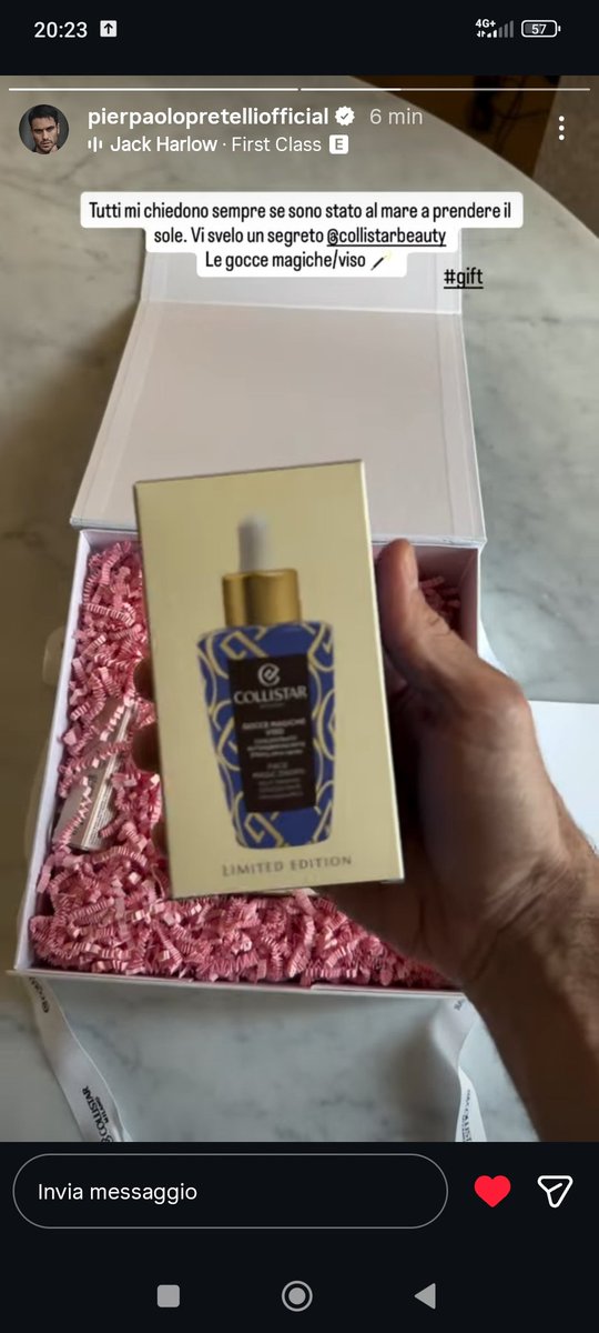 dorellaanna123's tweet photo. #prelemi Collistar che manda i prodotti sia a Pier che a Giulia ❤️🍀🥹 #pierpaolopretelli #giuliasalemi @GiuliaSalemi93 @pierpaolopretel @CollistarBeauty https://t.co/nDmq21vj0t