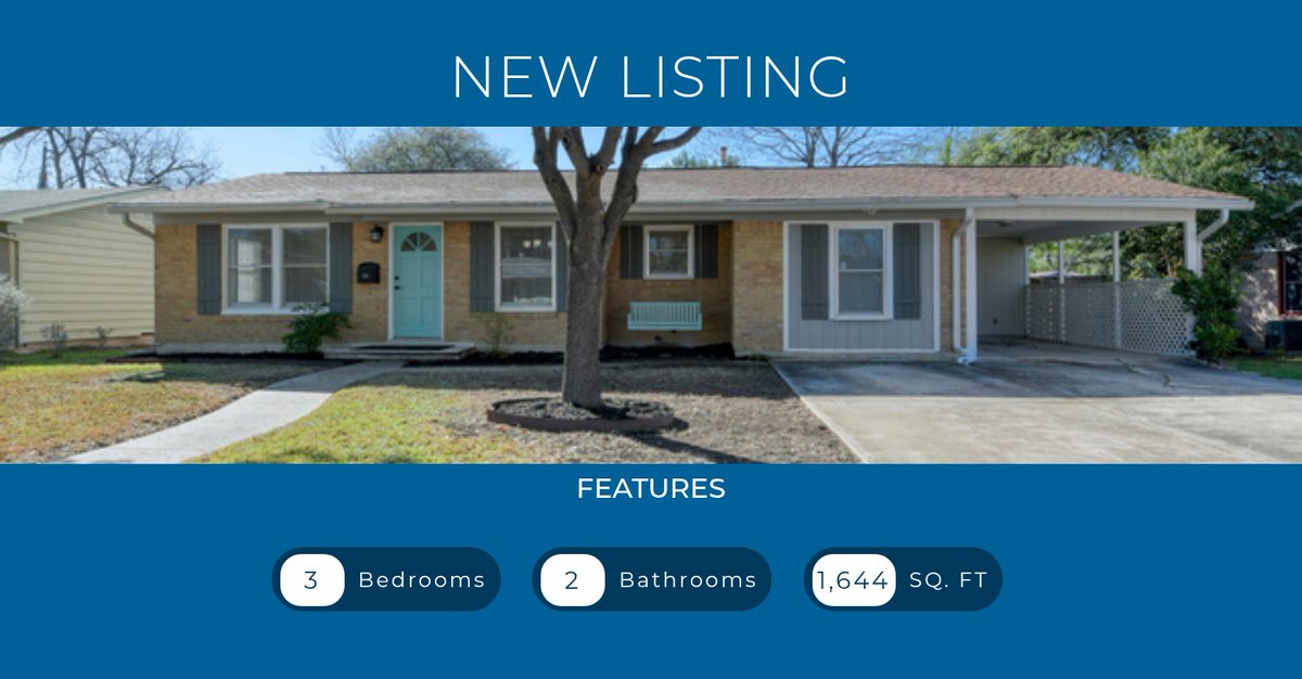 kerrydike's tweet photo. 📍 New Listing 📍 Take a look at this fantastic new property that just hit the market located at 118 Bethany in San Antonio. Reach out here or at (210) 262-9626 for more information!

Listed by Missy Stagers https://t.co/sTcsOhHiQq https://t.co/f6kPcMKDnK