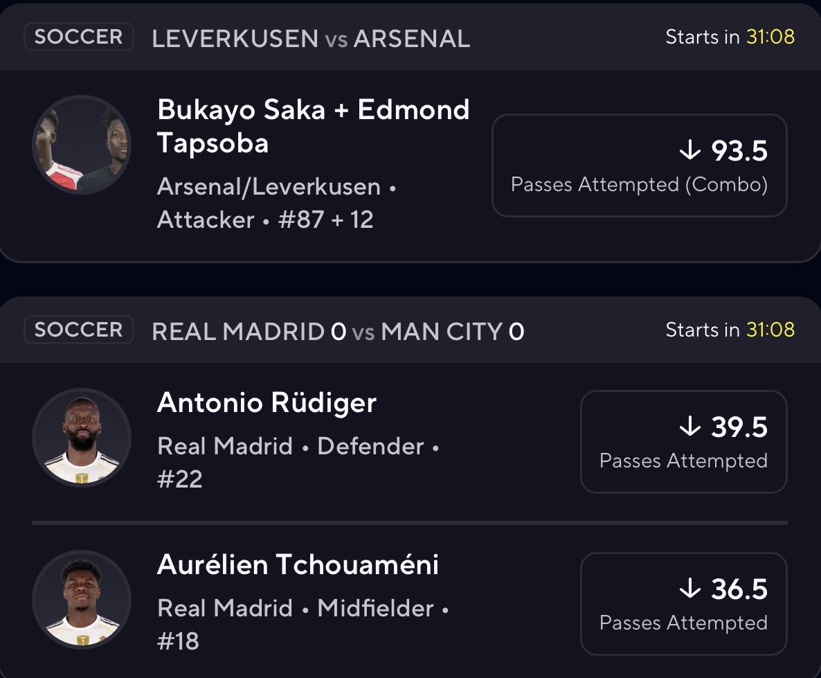 PicksbyJose's tweet image. UCL 🚀 💣 ☢️ 

2-4U Your choosing.💰 

Meet you at the bank🧘🏼‍♂️🏦 

#PrizePicks | #GamblingX | #soccerpicks | #GamblingTwitter | #soccer | #ChampionsLeague | #UCL