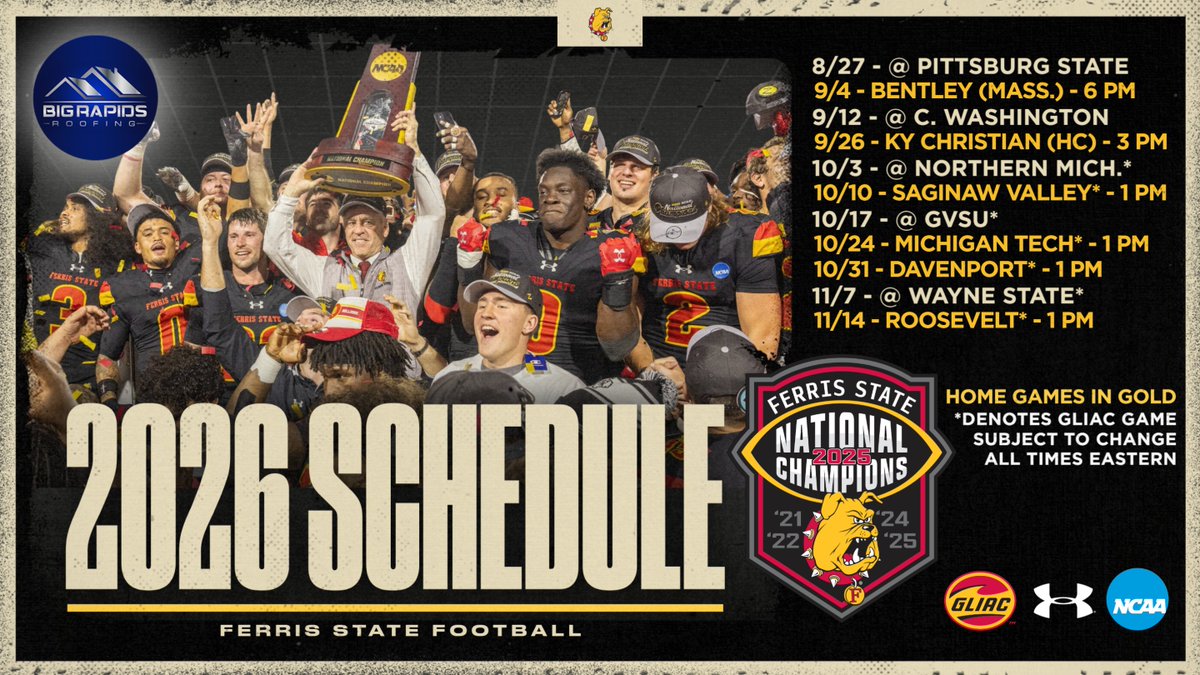 Ferris Athletics tweet media