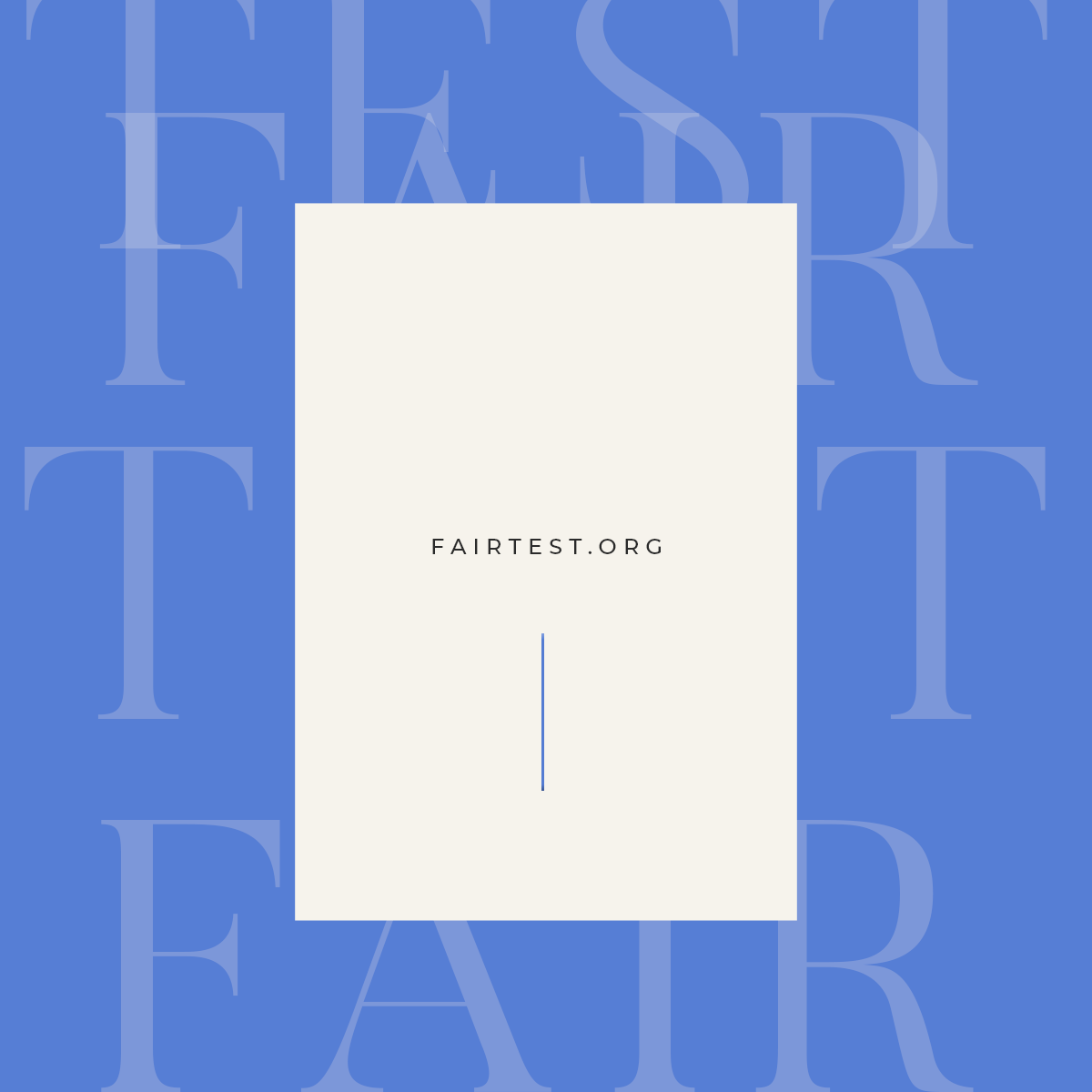 FairTest tweet media