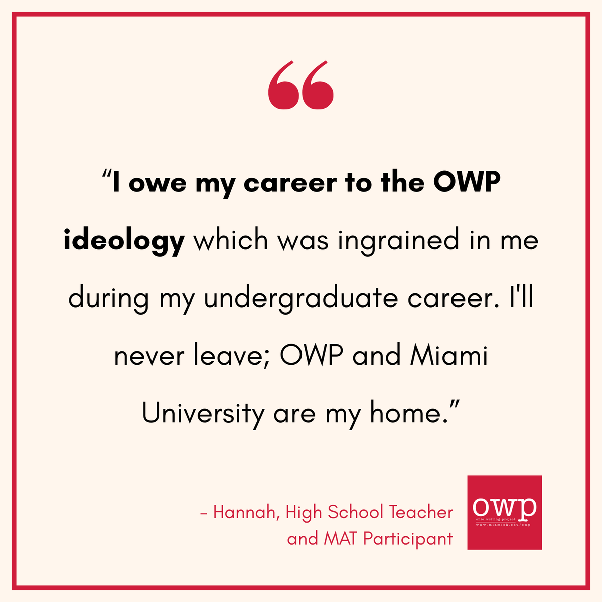 Ohio Writing Project tweet media