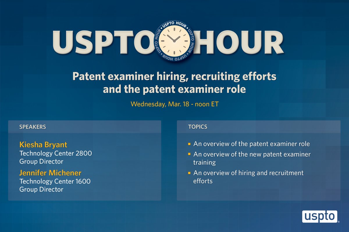USPTO tweet media