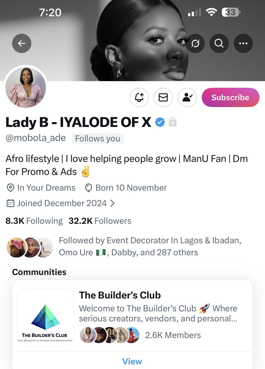 Wait ooo 
That Lady B account belongs to a man? Unbelievable 😯😯😯