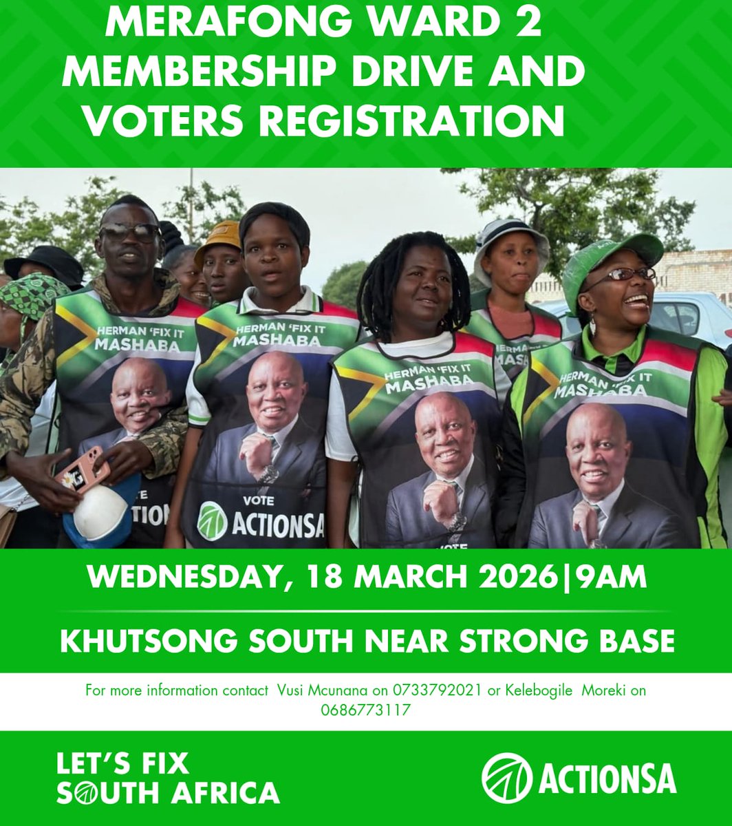 Merafong ActionSA tweet media