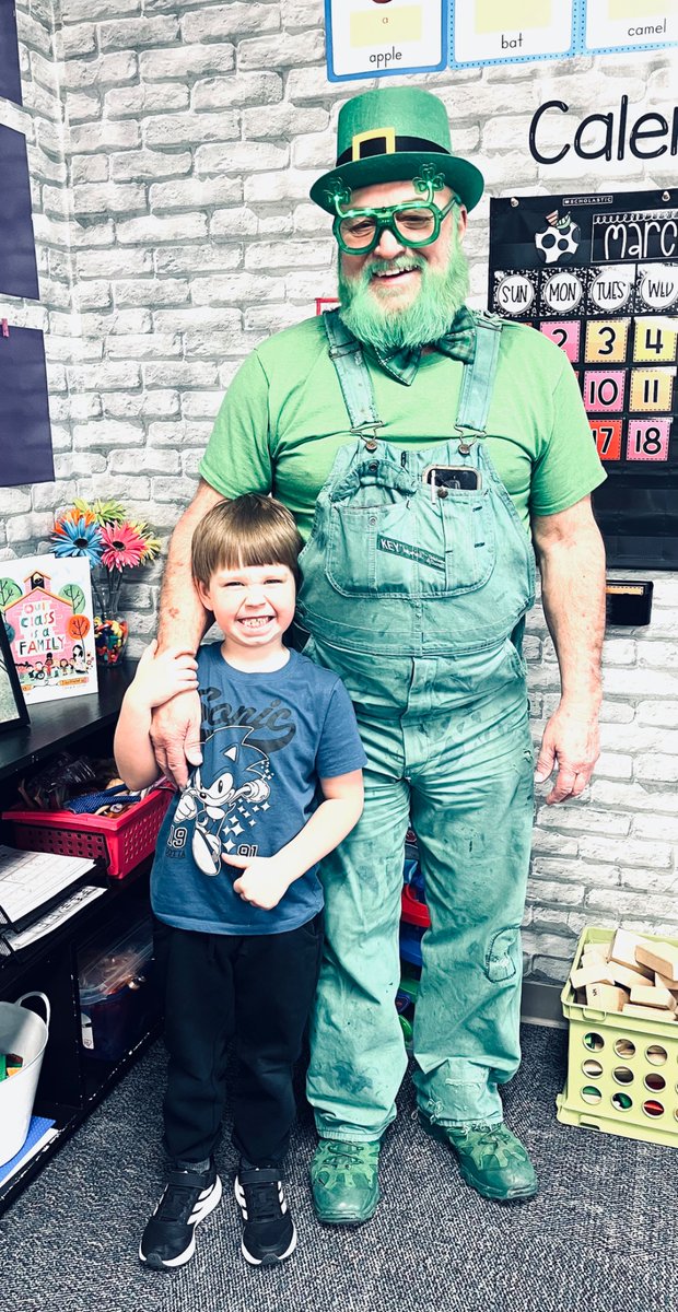 Our lucky Leprechaun Rex visited us today! How FUN! 🤍💚🍀
<a href="/BritSullivan10/">Brittany Sullivan</a>