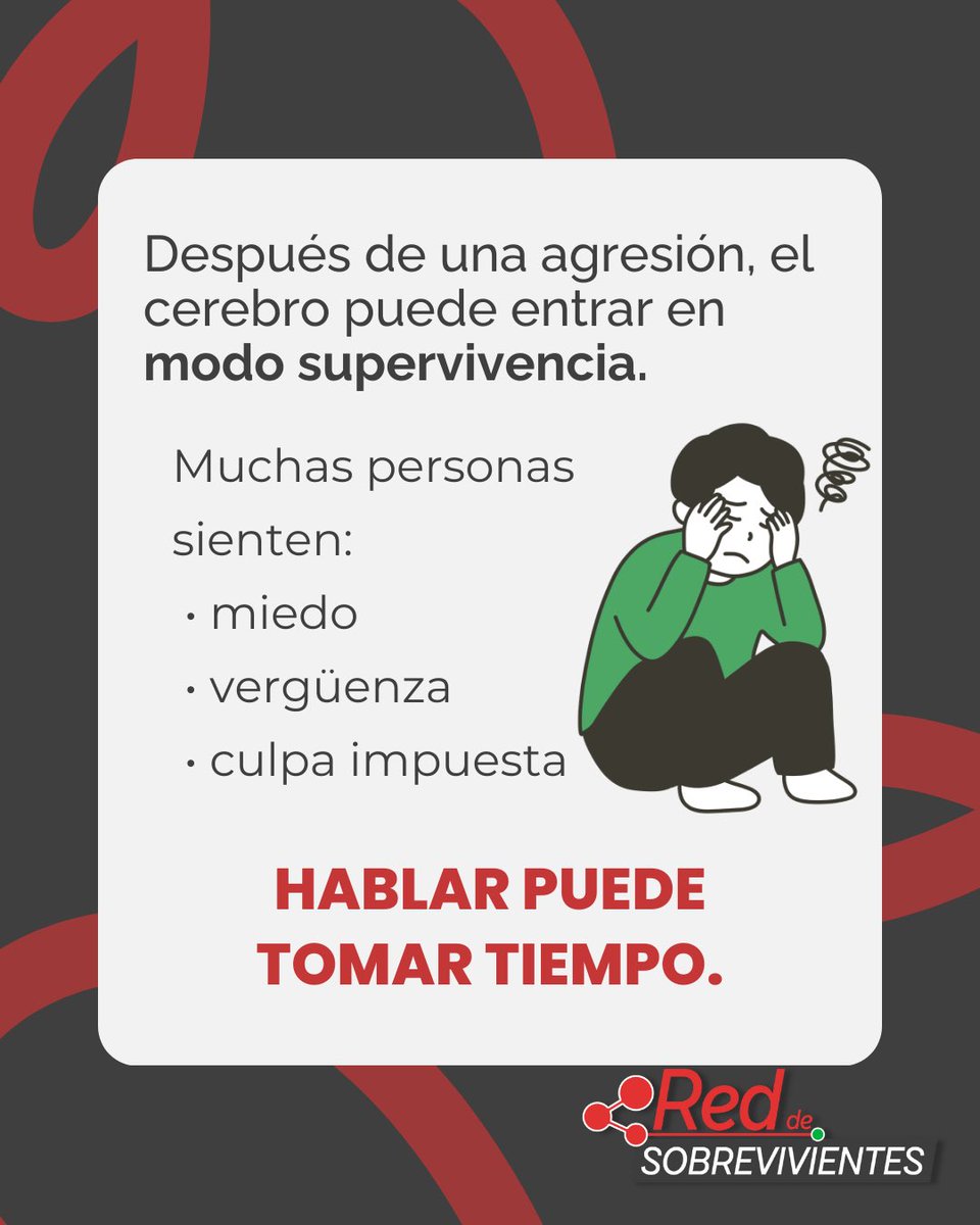 sobrevive_peru's tweet photo. Muchas víctimas no denuncian de inmediato por miedo a ser revictimizadas, cuestionadas o estigmatizadas. Cuando hablan, muchas veces también enfrentan dudas y prejuicios. Las víctimas tienen derecho a su tiempo.
#DerechoAlTiempo #RedDeSobrevivientes #Perú https://t.co/vSfmqYJApk