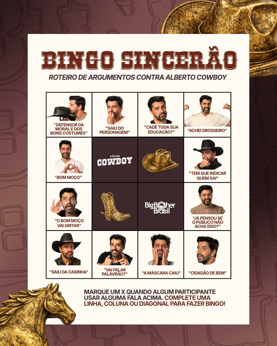 ˚₊‧꒰ა Chapéu Amassado do Cowby ໒꒱‧₊˚ 🦅 tweet media