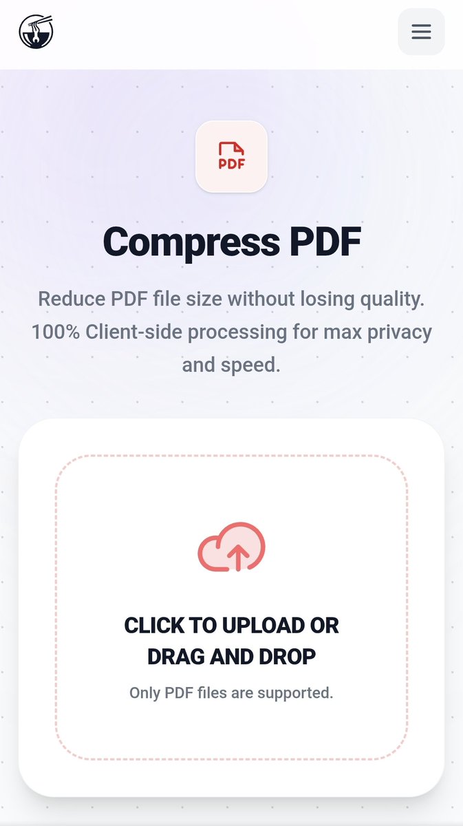 Ramen_task's tweet photo. Is your pdf too heavy for your mail?

Stop uploading sensitive PDFs to random servers.

Try PDF Compressor on RamenTask
https://t.co/fUrz80yuEd

🔒 100% Private: Zero data leaves your machine.
⚡ Fast: No upload/download wait times.
💰 Free: No limits, no friction. https://t.co/6w6xfmLvLI