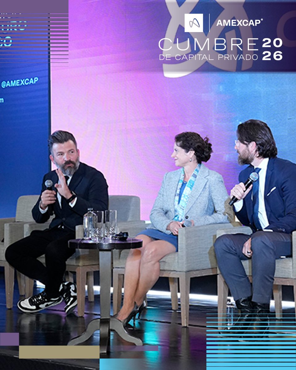 AMEXCAP's tweet photo. La conversación sobre el futuro de la integración económica de Norteamérica fue uno de los puntos clave del día.
En este panel, con la participación de Ana María Aguilar, Directora Ejecutiva del Consejo Mexicano de Negocios; Emilio Cadena, CEO de Grupo Prodensa; Luis de la Calle, Director General y Socio Fundador de De la Calle, Madrazo, Mancera; y Altagracia Gómez, Coordinadora del Consejo Asesor de Desarrollo Económico Regional y Relocalización, y moderado por Enrique Perret, Director General de US–Mexico Foundation, se analizó cómo la revisión del T-MEC podría redefinir temas estratégicos como reglas de origen, comercio digital, energía, inversión extranjera y seguridad de las cadenas de suministro.
Más allá del nearshoring, los expertos compartieron perspectivas sobre lo que estos cambios significan para la competitividad regional y las oportunidades de inversión en México. 📊🌎
#TMEC #Nearshoring #CumbreAMEXCAP2026 #CapitalPrivado #México #Inversión #AMEXCAP
