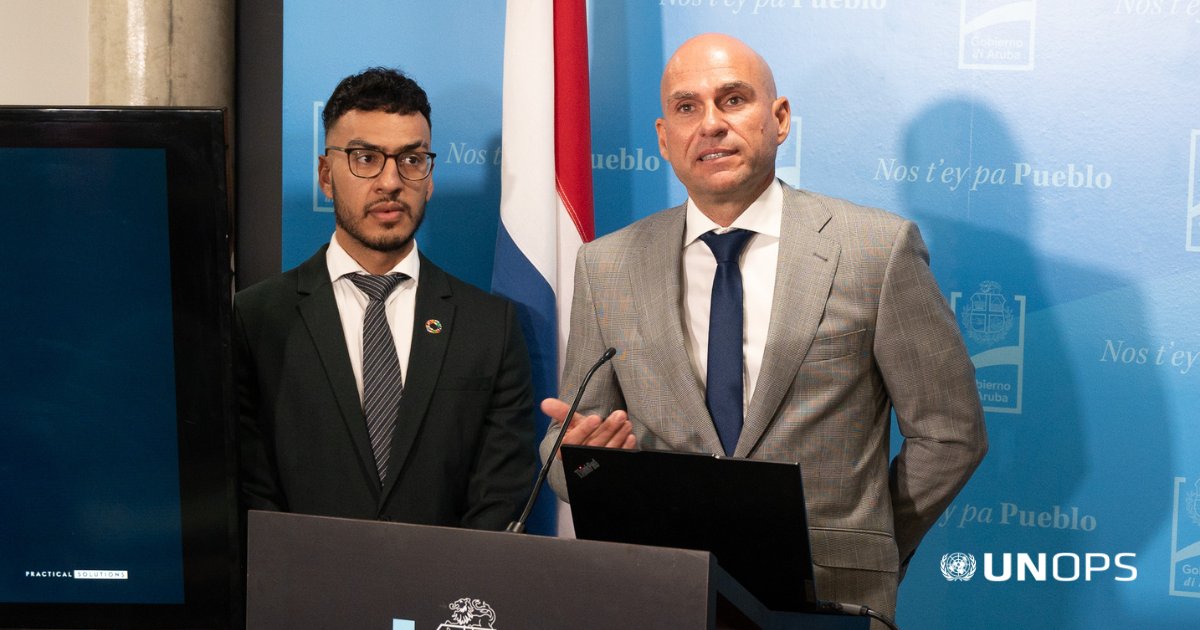 UNOPS_es's tweet image. UNOPS y el Ministerio de Justicia de #Aruba presentaron al Parlamento los resultados del análisis técnico del centro penitenciario KIA. El estudio aporta datos clave para decisiones informadas sobre una nueva prisión, mejorando la eficiencia y DD.HH..

bit.ly/4biBwgw