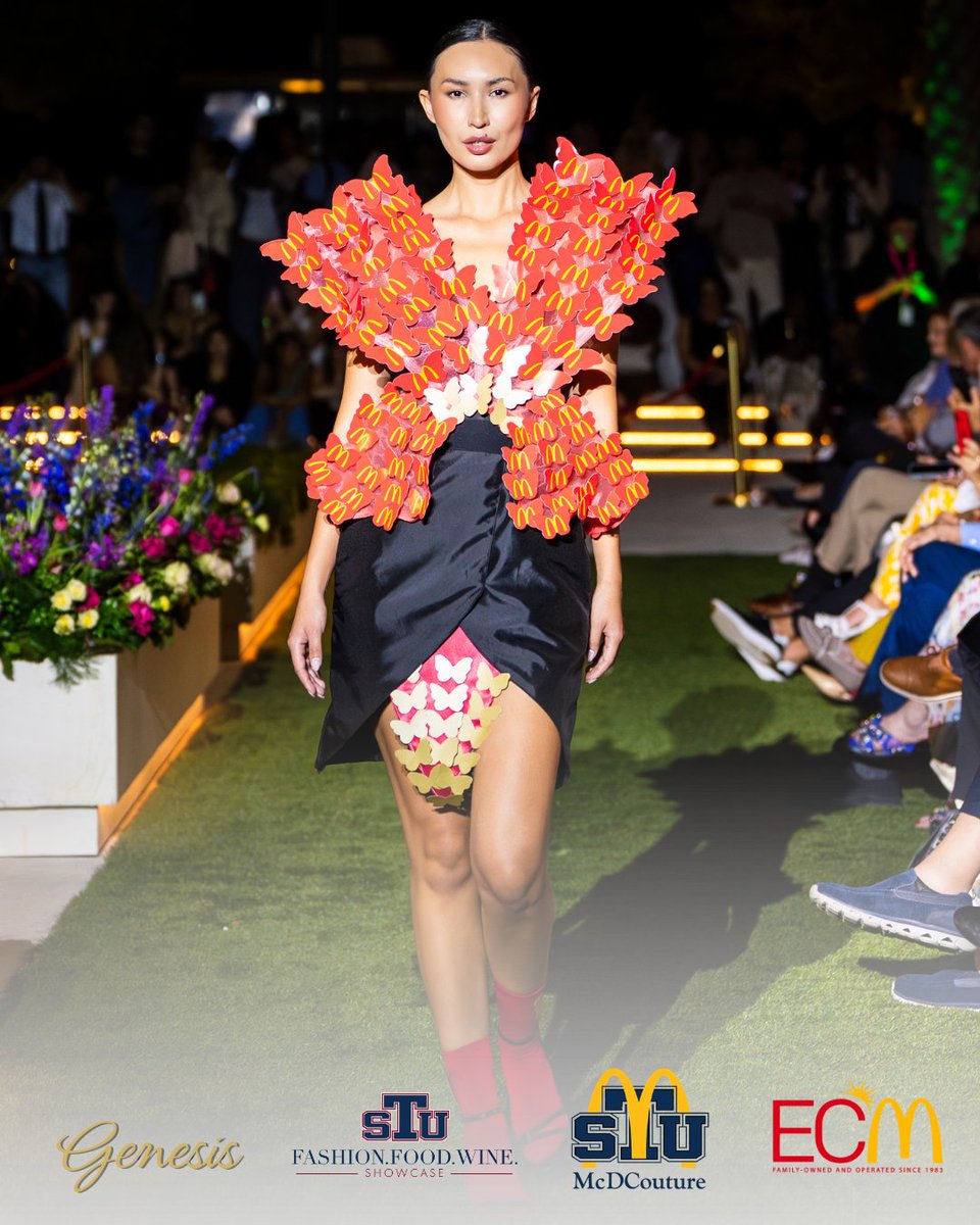StThomasUniv's tweet photo. GENESIS is almost here✨

As we prepare for the return of our highly anticipated Fashion, Food, Wine Showcase on March 26th, we’re looking back at one of last year’s most creative runway moments!

McDCouture, an incredible collaboration between STU Fashion students and McDonald’s, brought bold designs and culinary inspiration to life on the runway.

Check out the designs as we get ready for this year’s incredible creations🤩

🎫 Tickets: https://t.co/sS1DBwkqc6

@Stufashionmiami @McDonalds @ArrBrr 

#STUMiami // #GenesisSTU // #STUFashion //#MiamiFashion // #STUFeatured