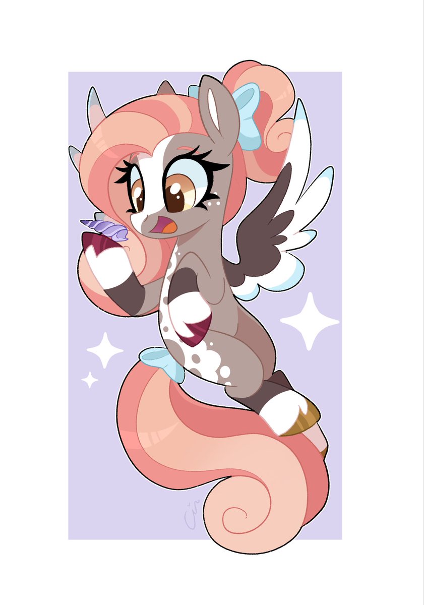 cinnamon_tee's tweet image. Commission 💜🐚

#mlp #mylittlepony #brony