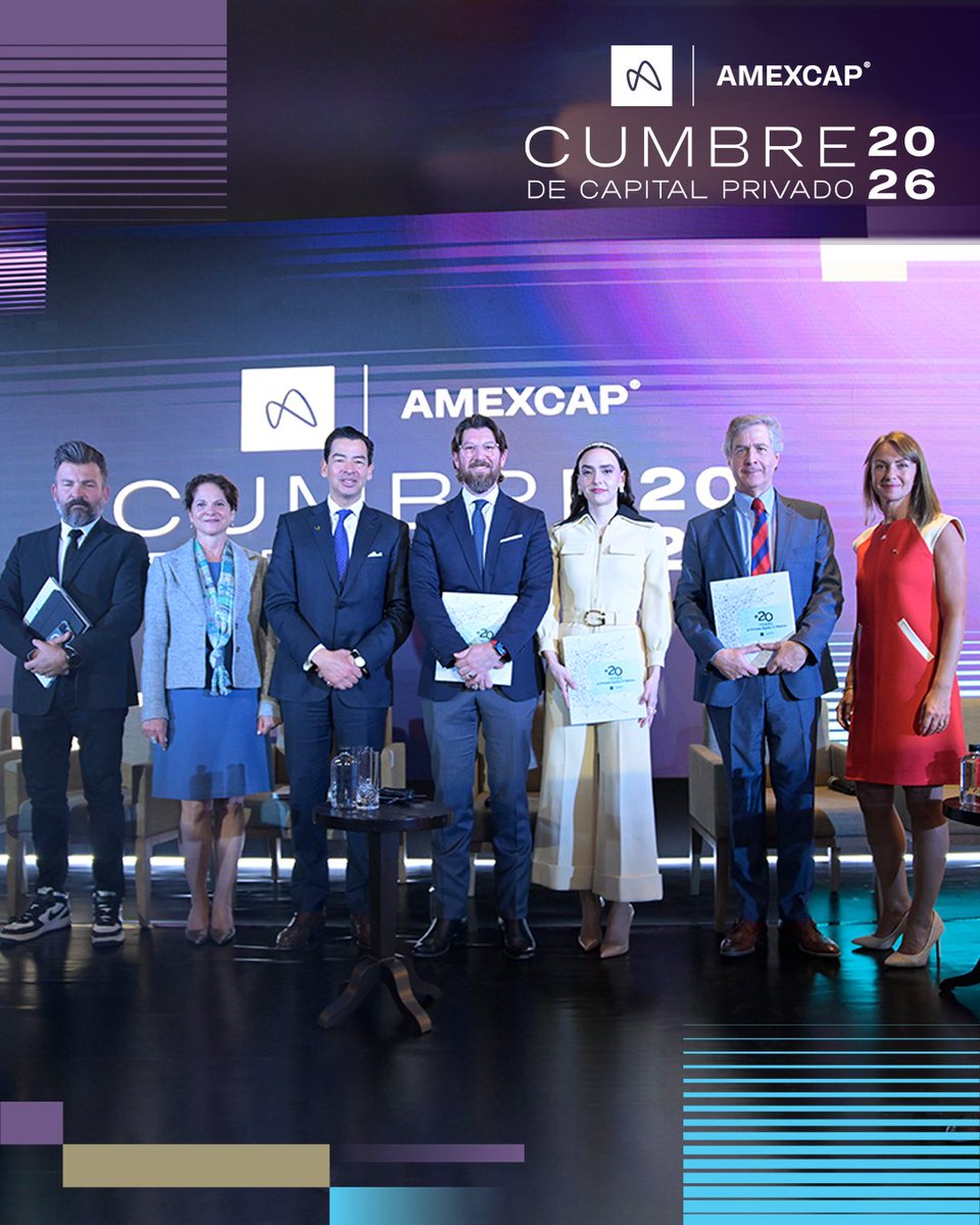 AMEXCAP's tweet photo. La conversación sobre el futuro de la integración económica de Norteamérica fue uno de los puntos clave del día.
En este panel, con la participación de Ana María Aguilar, Directora Ejecutiva del Consejo Mexicano de Negocios; Emilio Cadena, CEO de Grupo Prodensa; Luis de la Calle, Director General y Socio Fundador de De la Calle, Madrazo, Mancera; y Altagracia Gómez, Coordinadora del Consejo Asesor de Desarrollo Económico Regional y Relocalización, y moderado por Enrique Perret, Director General de US–Mexico Foundation, se analizó cómo la revisión del T-MEC podría redefinir temas estratégicos como reglas de origen, comercio digital, energía, inversión extranjera y seguridad de las cadenas de suministro.
Más allá del nearshoring, los expertos compartieron perspectivas sobre lo que estos cambios significan para la competitividad regional y las oportunidades de inversión en México. 📊🌎
#TMEC #Nearshoring #CumbreAMEXCAP2026 #CapitalPrivado #México #Inversión #AMEXCAP
