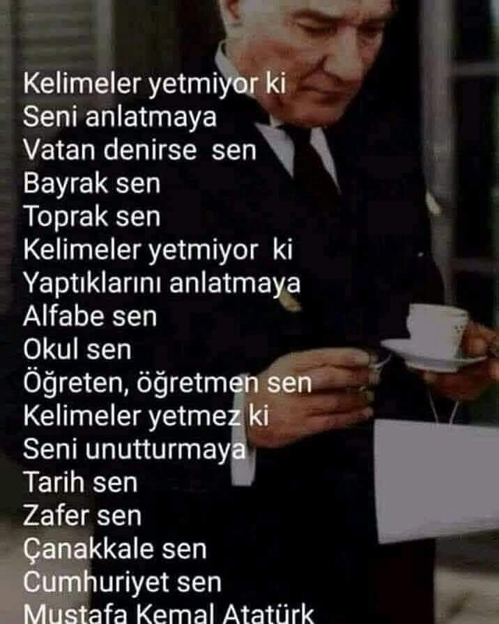 ATAMIZ  Mustafa Kemal ATATÜRK  olmak üzere tüm Şehitlerimizi 
Saygı, Rahmet ve Minnetle anıyoruz. 
18 mart 1915 Çanakkale Zaferi kutlu olsun. Ne Mutlu Türk'üm Diyene 🇹🇷🇹🇷