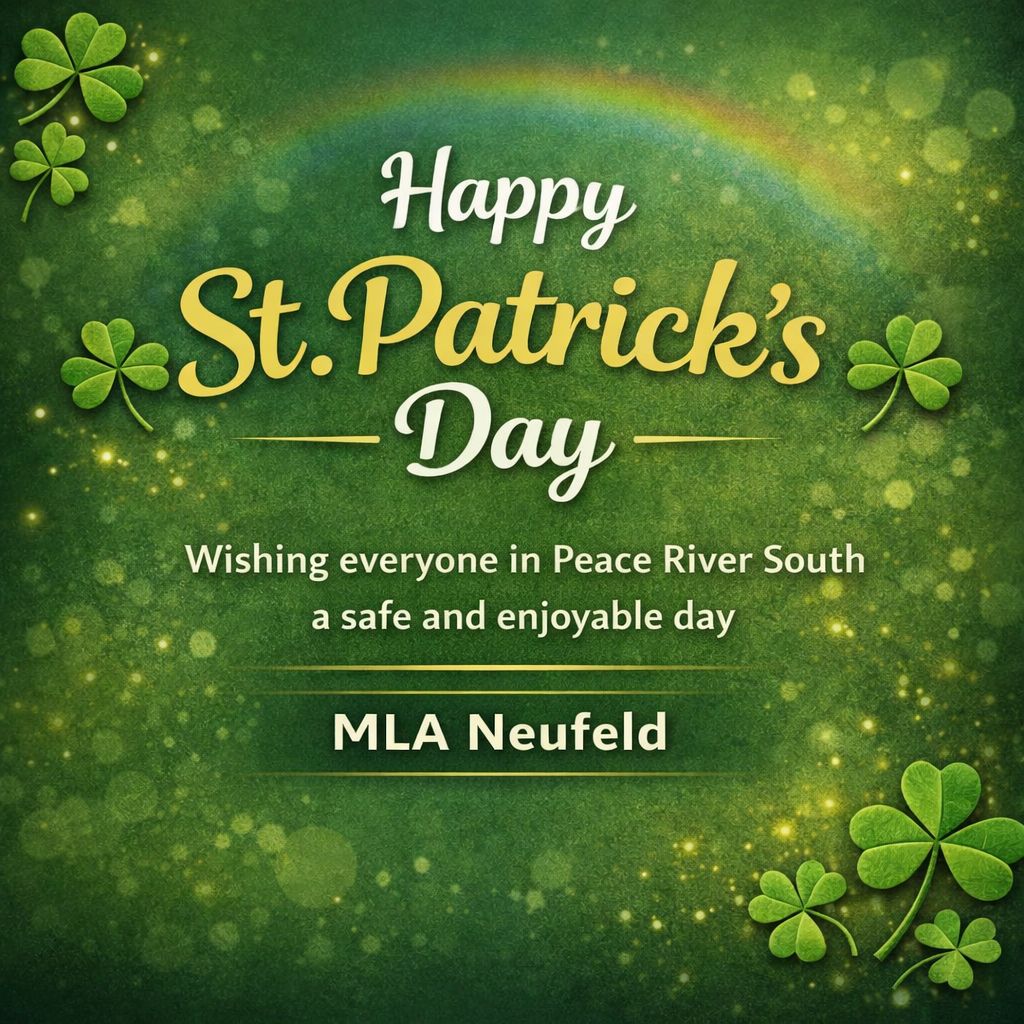 Larry Neufeld - MLA Peace River South tweet media