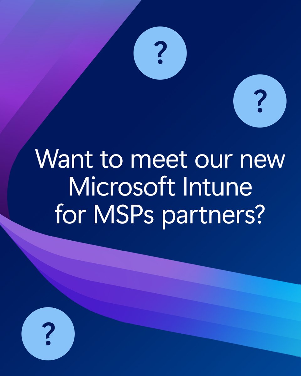 Microsoft Intune tweet media