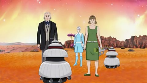 Dene71's tweet image. Galaxy 4 is a story I have a great affection for (including the animated version).
Not sure why.
Its simplicity maybe.
Or because Angelo Muscat is inside one of the Chumblies. 😁
#DoctorWho #WilliamHartnell #WilliamEmms