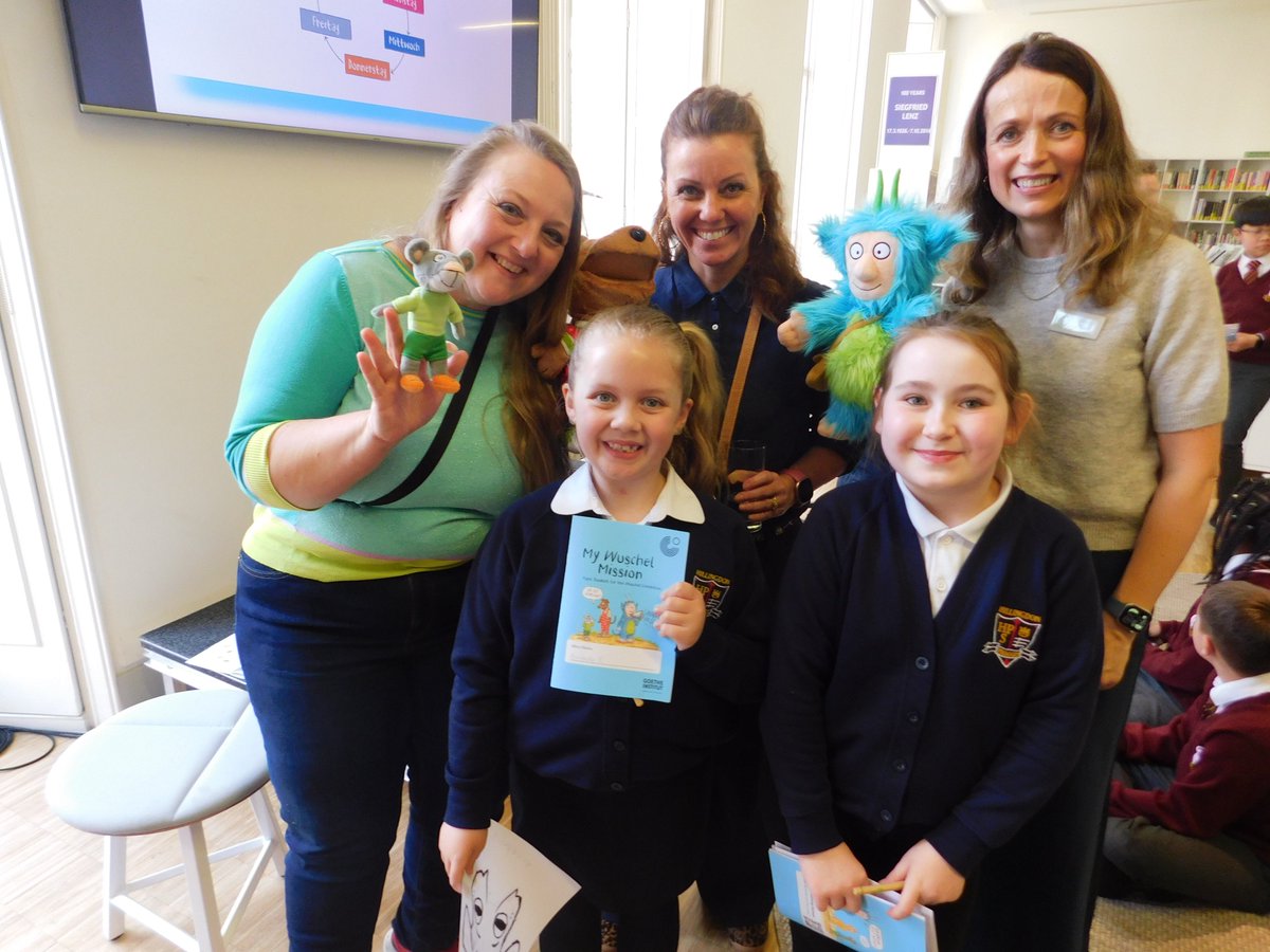 Hillingdon_PS's tweet photo. 10 lucky KS2 pupils had an amazing day at the @GI_London1 today, for the launch of the new Wuschel exhibition. They solved problems and puzzles to win prizes and help alien Wuschel with his mission.#GoetheInstitutUK #German #Gimagine https://t.co/YR2oWdl8kg @ElliotSchools https://t.co/DblvsNwJde