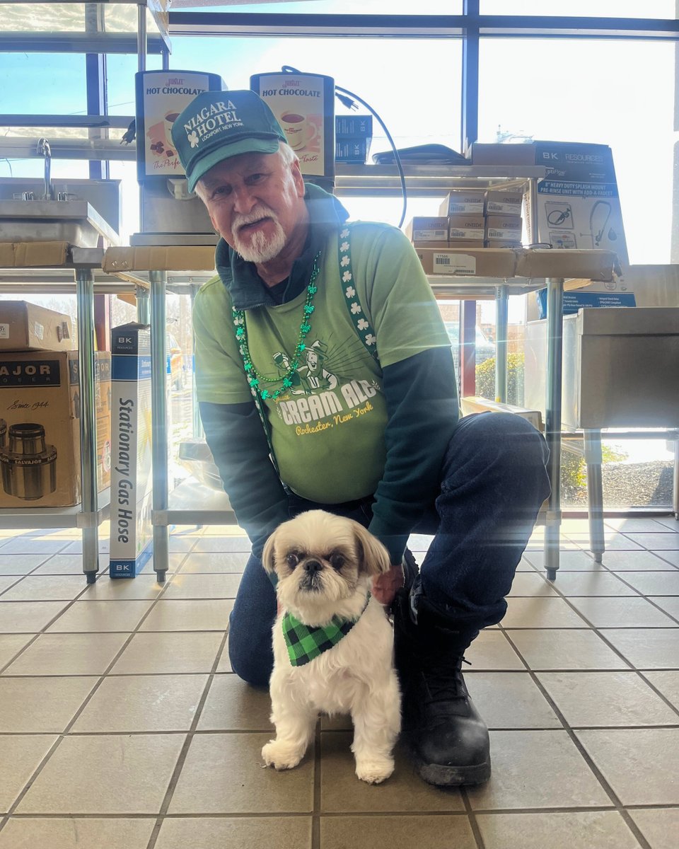 DMRefrigeration's tweet photo. Happy St. Patrick’s Day! ☘️

Bandit is celebrating with a little Irish dance and a whole lot of energy. 💃🐾

Whether you’re working hard or taking a moment to celebrate, we hope your day is filled with luck and laughter. Stay safe and enjoy the day!

#stpatricksday #BuffaloNY https://t.co/Tzk1acsCTB
