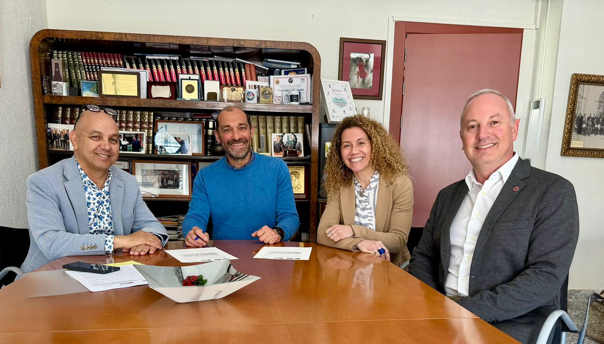 BagskolEU's tweet photo. On 16 March 2026, the BAGSKOL project signed a collaboration agreement with the Alfonso X El Sabio Secondary School in Murcia (https://t.co/ozYFaftvsk), with the aim of increasing our partners’ network. This secondary school, which is the third oldest school in Spain. https://t.co/VtZbCZvKtL