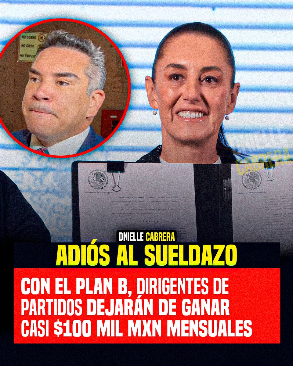 🚨ADIÓS A TENER VARIOS INGRESOS DEL GOBIERNO!
La presidenta apunta a los sueldos millonarios de algunos políticos, que cobran como senadores y también como dirigentes de sus partidos, lo que hace que su ingreso aumente casi 100 mil pesos mensuales, eso se acabaría:

''Estamos
