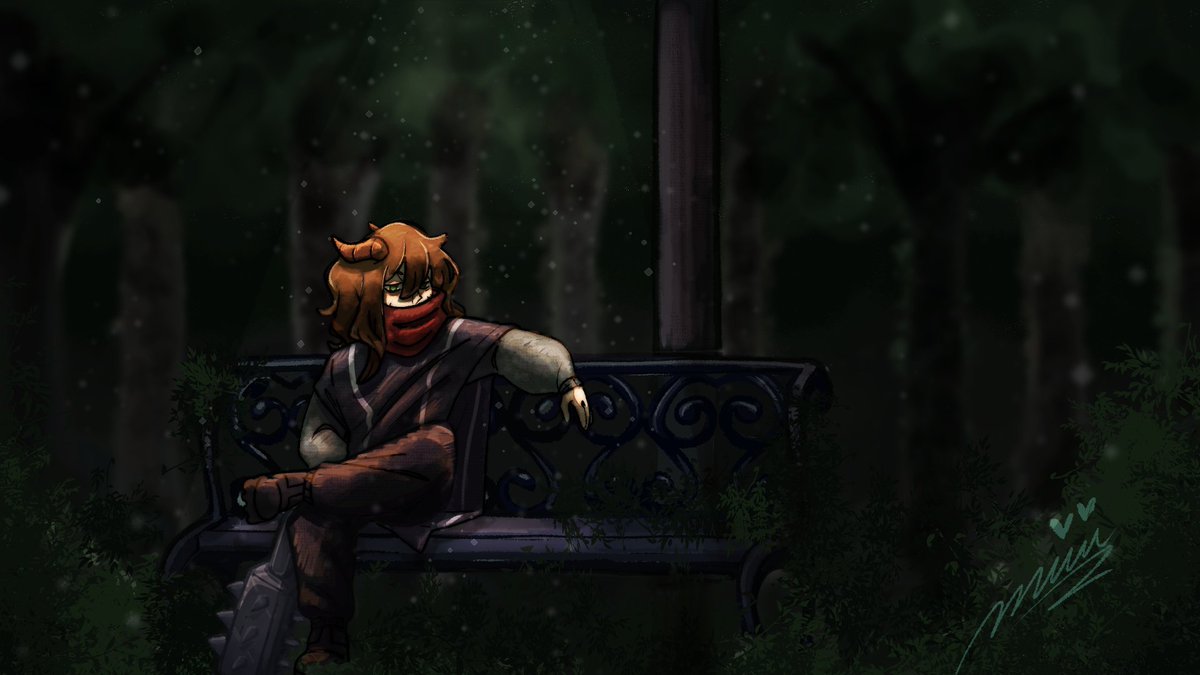 Recent comm I finished!

This bg killed me.