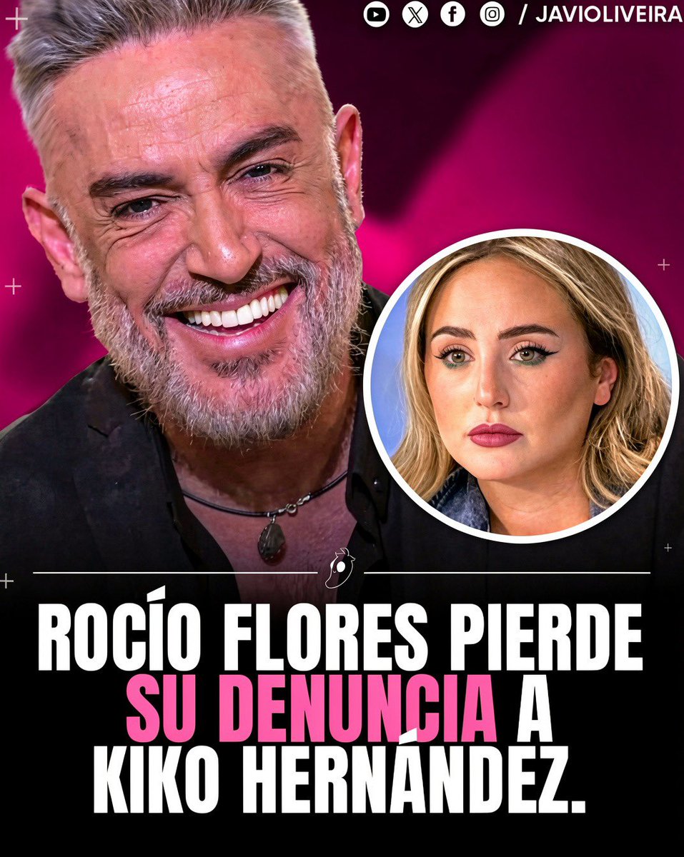 Rocío Flores pierde su batalla legal contra Kiko Hernández: La Justicia desestima el recurso de apelación y considera correcta la sentencia de Instancia, no hay delito de calumnias ni injurias.