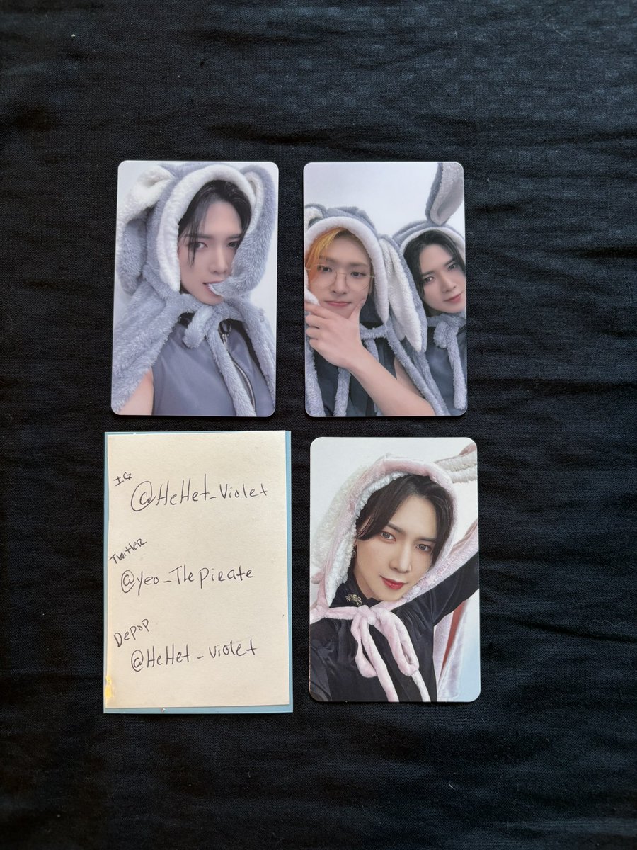 yeo_thepirate's tweet photo. @w_tinyyyy Selling my yeosang collection on my instagram @ Hehet_violet
USA based RARE photocards /POBs and more ! Message me on insta
I have over 150+ proofs of sale on my insta
#wtbateez #wtsateez #ateez #wtsyeosang #ateeztrade #tradeateez #pctrade #pcbuy #wttateez #isoyeosang https://t.co/scQhxf0RaV