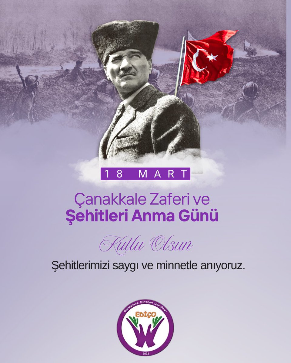 edicodernegi's tweet photo. 18 Mart Çanakkale Zaferi’nin yıl dönümünde; başta Mustafa Kemal Atatürk olmak üzere, vatanı için can veren tüm kahramanlarımızı saygı, minnet ve rahmetle anıyoruz. 🇹🇷 https://t.co/JA84fBsIgj
