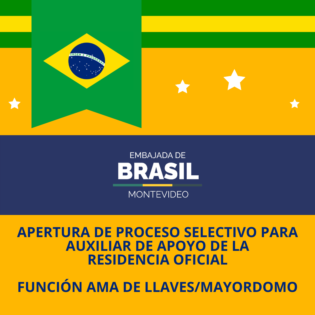 Embajada de Brasil en Montevideo tweet media