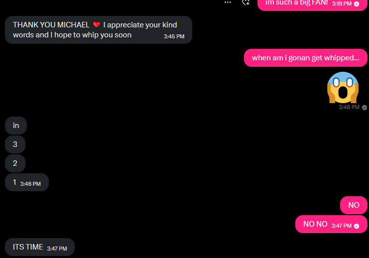 ResidentMichael's tweet photo. Just got whipped by the @BDSMESIS i feel so Michael right now... https://t.co/wwrpQR2WiE