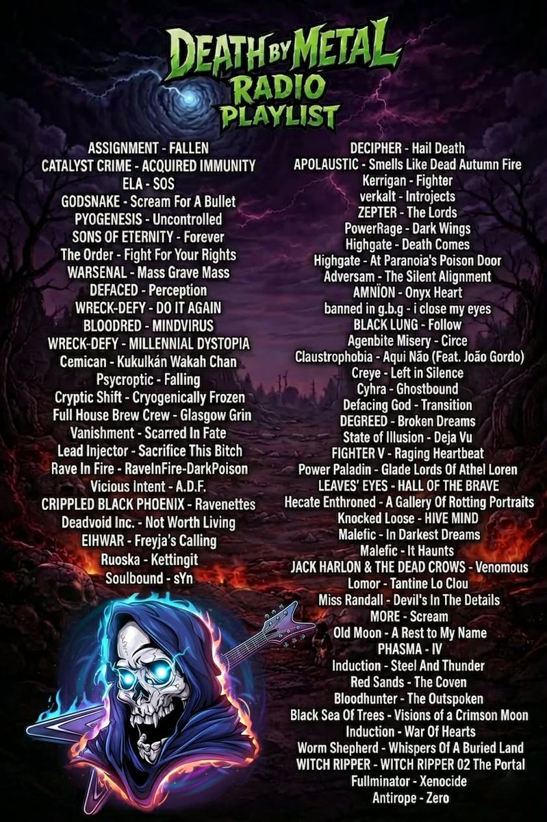 DEATH BY METAL tweet media