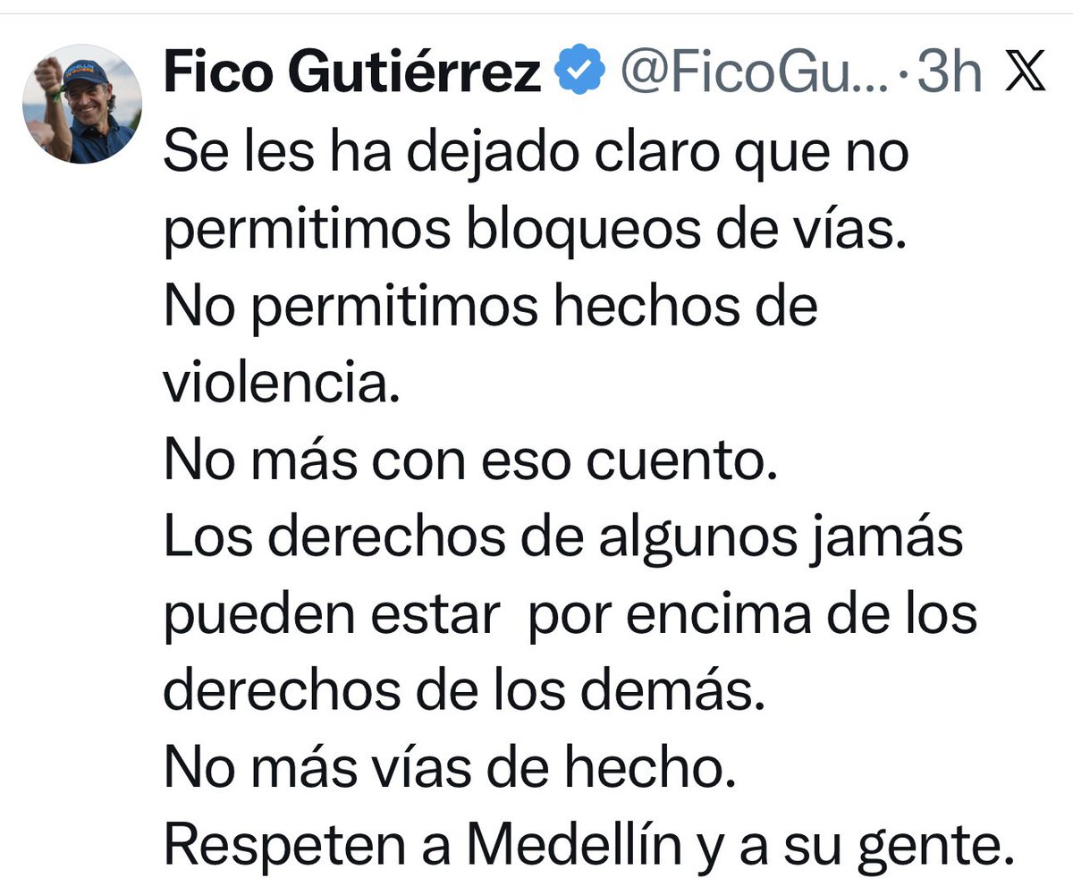 INTERGREMIAL Antioquia tweet media