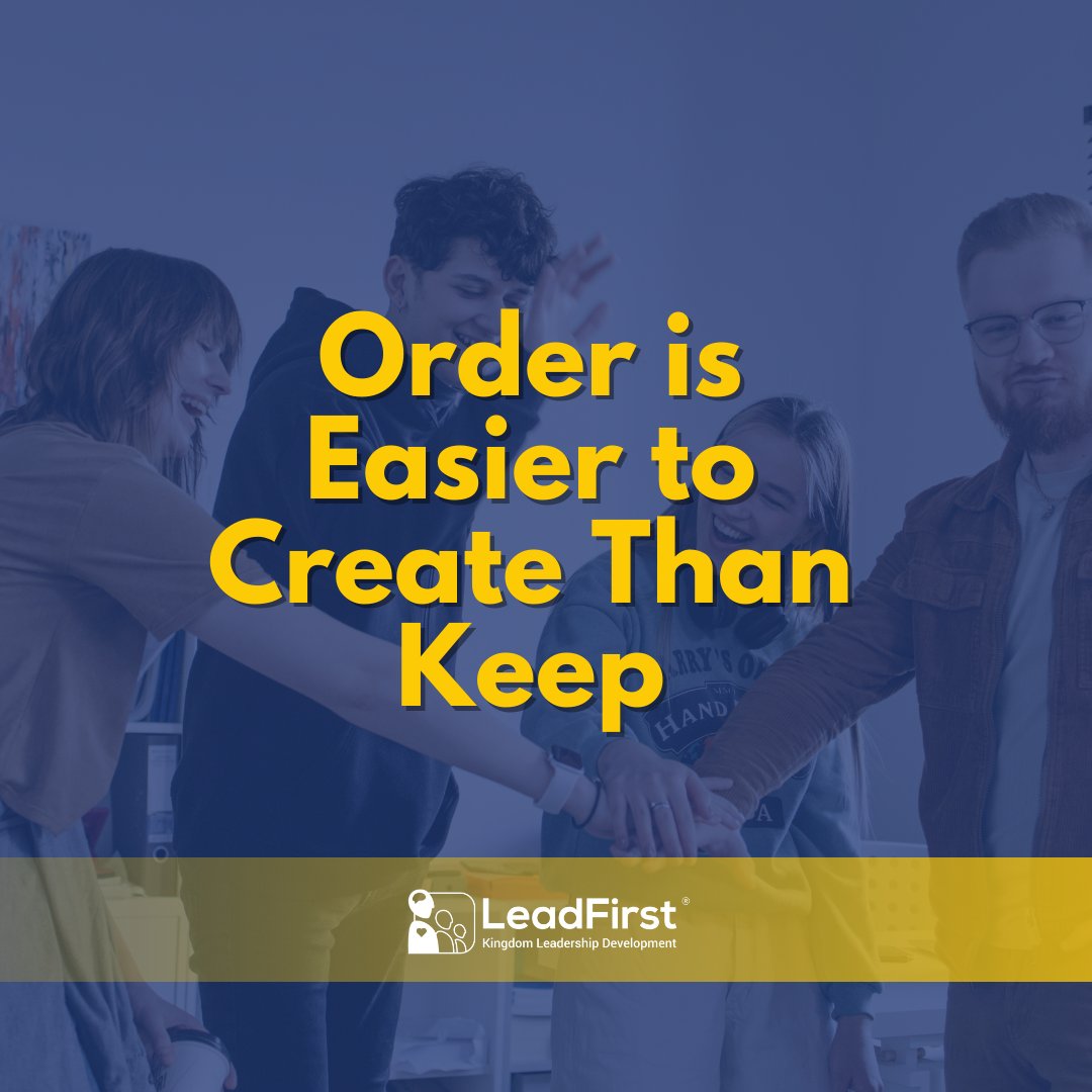 leadfirst_ai's tweet photo. Order is easier to create than to keep. Many leaders focus on building something new, but sustaining it requires far more discipline, consistency, and ownership over time.

Before starting something new, it is worth asking whether it can truly be maintained, because what we build should continue to serve people well, not just at the beginning.

#ChristianLiving #LeadershipDevelopment #LeadershipSkills #LeadershipJourney
