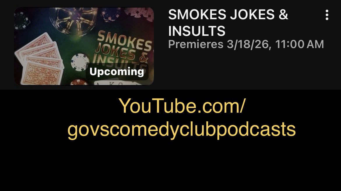 Govs Comedy Club podcasts tweet media