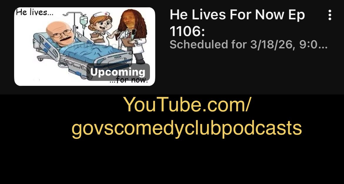 Govs Comedy Club podcasts tweet media