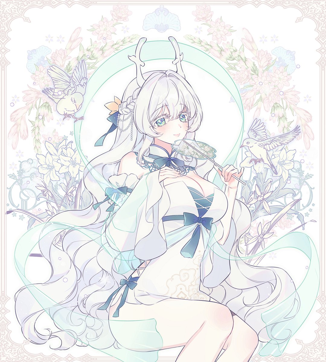 naru_doodle's tweet photo. 🪷 https://t.co/flrx9zaY7H
