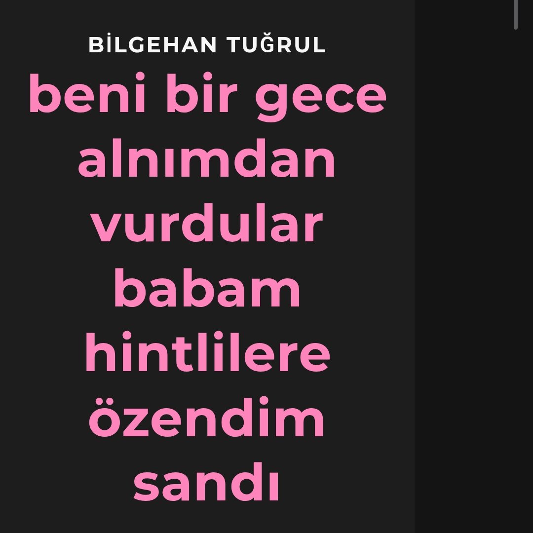 Yeni ve Şiir
birine halhal almak gitme demektir
annem bana hep halhal aldı ben hiç takmadım
şimdi pandalara ayak masajı yapıyorum
sebebi telif değil işte
çıplak bilek sonuçlarım
ben yalnızım ama yalnızlık ben değil
petroleus.org/beni-bir-gece-…
