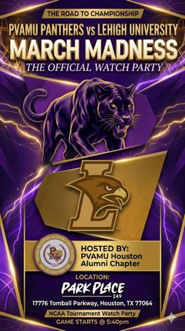 HoustonPVAlumni's tweet photo. Come join us for the "Official" watch party's in Houston, We got the Northside and Southside locations available for you to be at.
Supporting our own is what we do, both locations are PV-owned businesses! Let’s show up loud and proud.
We’re painting the town Purple and Gold. https://t.co/vgjiBEZQdx