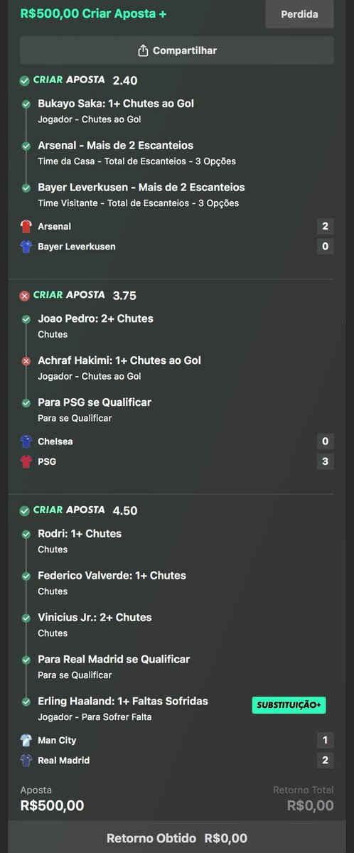 golo_patrick's tweet photo. A triste realidade de um apostador obrigado @AchrafHakimi por não ter feito nenhum chute a gol 😭 https://t.co/56P64ZOxF4